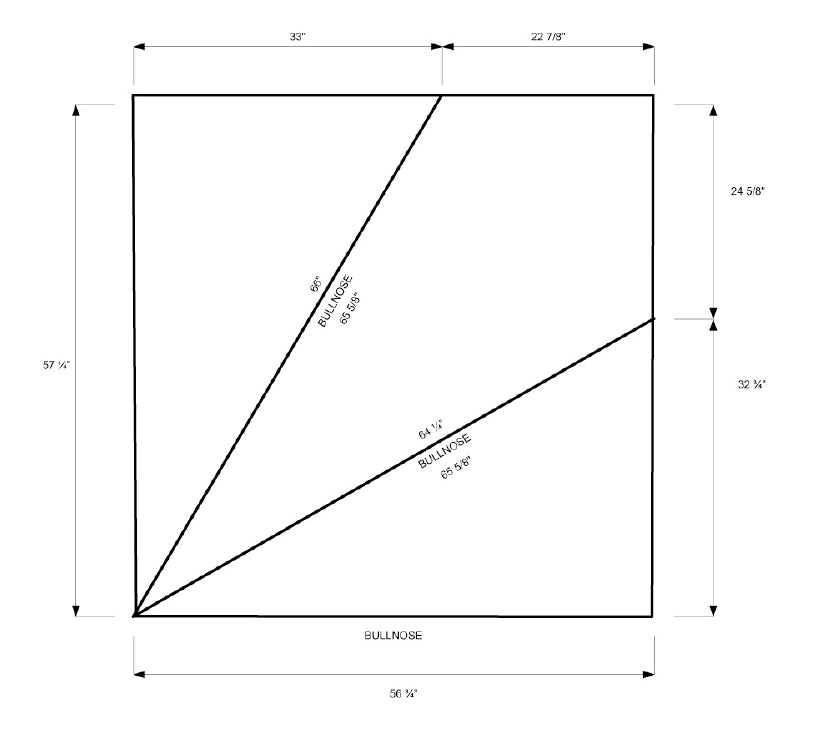 Ensemble de Marches d'angles en érable  1 5/8 - Online Wood Worker