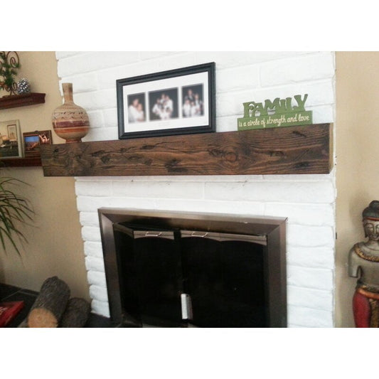 Fireplace Mantel wood Beam surround floating faux beam Faux Beam - Online Wood Worker